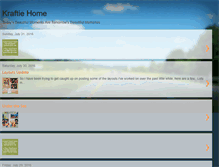 Tablet Screenshot of kraftiehome.blogspot.com