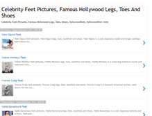 Tablet Screenshot of hollywoodfeet-mine.blogspot.com