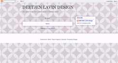 Desktop Screenshot of deetjenlavindesign.blogspot.com