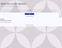 Tablet Screenshot of deetjenlavindesign.blogspot.com