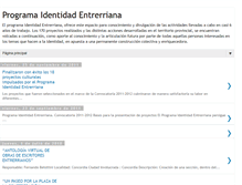 Tablet Screenshot of identidadentrerriana.blogspot.com