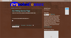 Desktop Screenshot of mediaconnec.blogspot.com