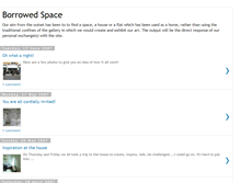 Tablet Screenshot of borrowedspace.blogspot.com