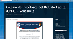 Desktop Screenshot of colegiopsicologoscapital.blogspot.com