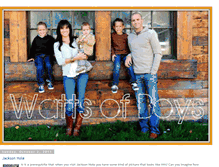 Tablet Screenshot of bradwattsfamily.blogspot.com