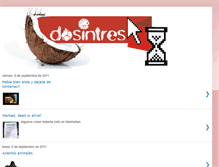 Tablet Screenshot of dosintres.blogspot.com