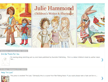 Tablet Screenshot of juliehammondart.blogspot.com