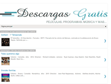 Tablet Screenshot of descargasgratismg.blogspot.com