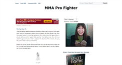 Desktop Screenshot of mmaprofighter.blogspot.com