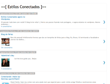 Tablet Screenshot of estilosconectados.blogspot.com