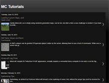 Tablet Screenshot of mctutorials.blogspot.com