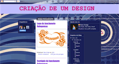 Desktop Screenshot of criacaodeumdesign.blogspot.com