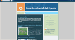 Desktop Screenshot of impactoirrigacao.blogspot.com