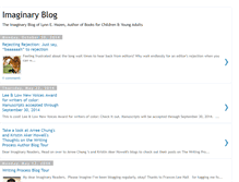 Tablet Screenshot of lynnhazenimaginaryblog.blogspot.com