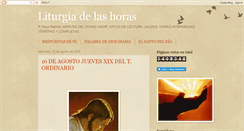 Desktop Screenshot of oraciondelashoras.blogspot.com