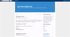Desktop Screenshot of clanpeon.blogspot.com