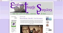 Desktop Screenshot of embrothistlesingers.blogspot.com