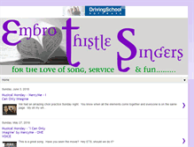 Tablet Screenshot of embrothistlesingers.blogspot.com