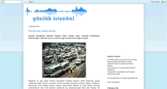 Desktop Screenshot of gunlukistanbul.blogspot.com