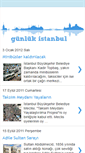 Mobile Screenshot of gunlukistanbul.blogspot.com