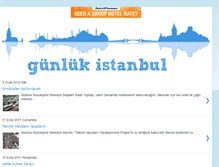 Tablet Screenshot of gunlukistanbul.blogspot.com