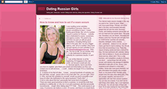 Desktop Screenshot of dating-russian-girls.blogspot.com