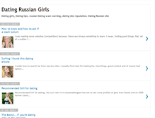 Tablet Screenshot of dating-russian-girls.blogspot.com