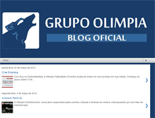 Tablet Screenshot of olimpiaproducoes.blogspot.com