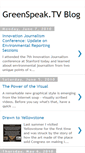 Mobile Screenshot of greenspeaktv.blogspot.com