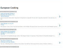 Tablet Screenshot of european-cooking.blogspot.com