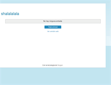 Tablet Screenshot of lalo22.blogspot.com