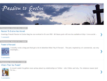 Tablet Screenshot of passionate-evolution.blogspot.com