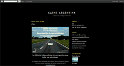 Desktop Screenshot of carne-argentina.blogspot.com