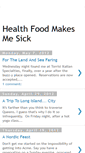 Mobile Screenshot of healthfoodmakesmesick.blogspot.com