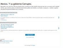 Tablet Screenshot of mexico-corrupto.blogspot.com