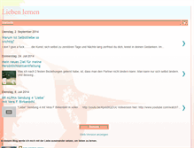 Tablet Screenshot of lieben-lernen.blogspot.com