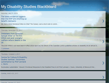 Tablet Screenshot of mydisabilitystudiesblackboard.blogspot.com