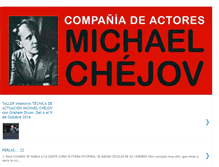 Tablet Screenshot of companiadeactoresmichaelchejov.blogspot.com