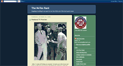 Desktop Screenshot of notexrant.blogspot.com