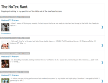 Tablet Screenshot of notexrant.blogspot.com