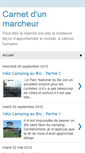 Mobile Screenshot of carnetdunmarcheur.blogspot.com
