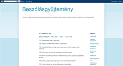 Desktop Screenshot of beszolnal.blogspot.com