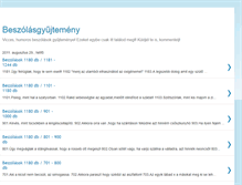 Tablet Screenshot of beszolnal.blogspot.com
