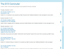 Tablet Screenshot of 613commuter.blogspot.com