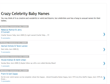 Tablet Screenshot of celebrity-babynames.blogspot.com