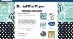 Desktop Screenshot of marriedwithdiapers.blogspot.com