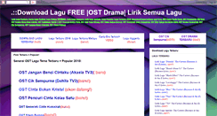 Desktop Screenshot of liriksemualagu.blogspot.com