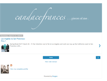 Tablet Screenshot of candacefrances.blogspot.com