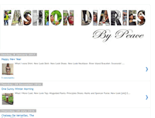 Tablet Screenshot of fashiondiariesbypeace.blogspot.com