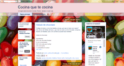 Desktop Screenshot of cocinaquetecocina.blogspot.com